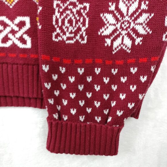 Game of Throne Sweater Men XXL Ugly Christmas Party Fair Isle I Drink Know Thing - Picture 5 of 12